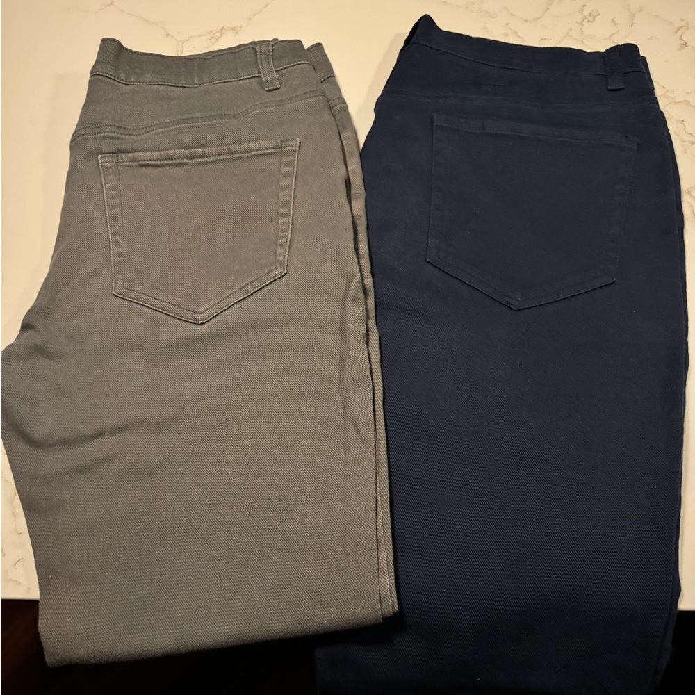 Origin Men’s Stretch Jeans 33x32 Slim Fit Lot of Navy & Gray/Green